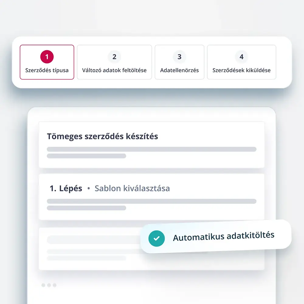 Masinis sutarčių siuntimas - patikrinti