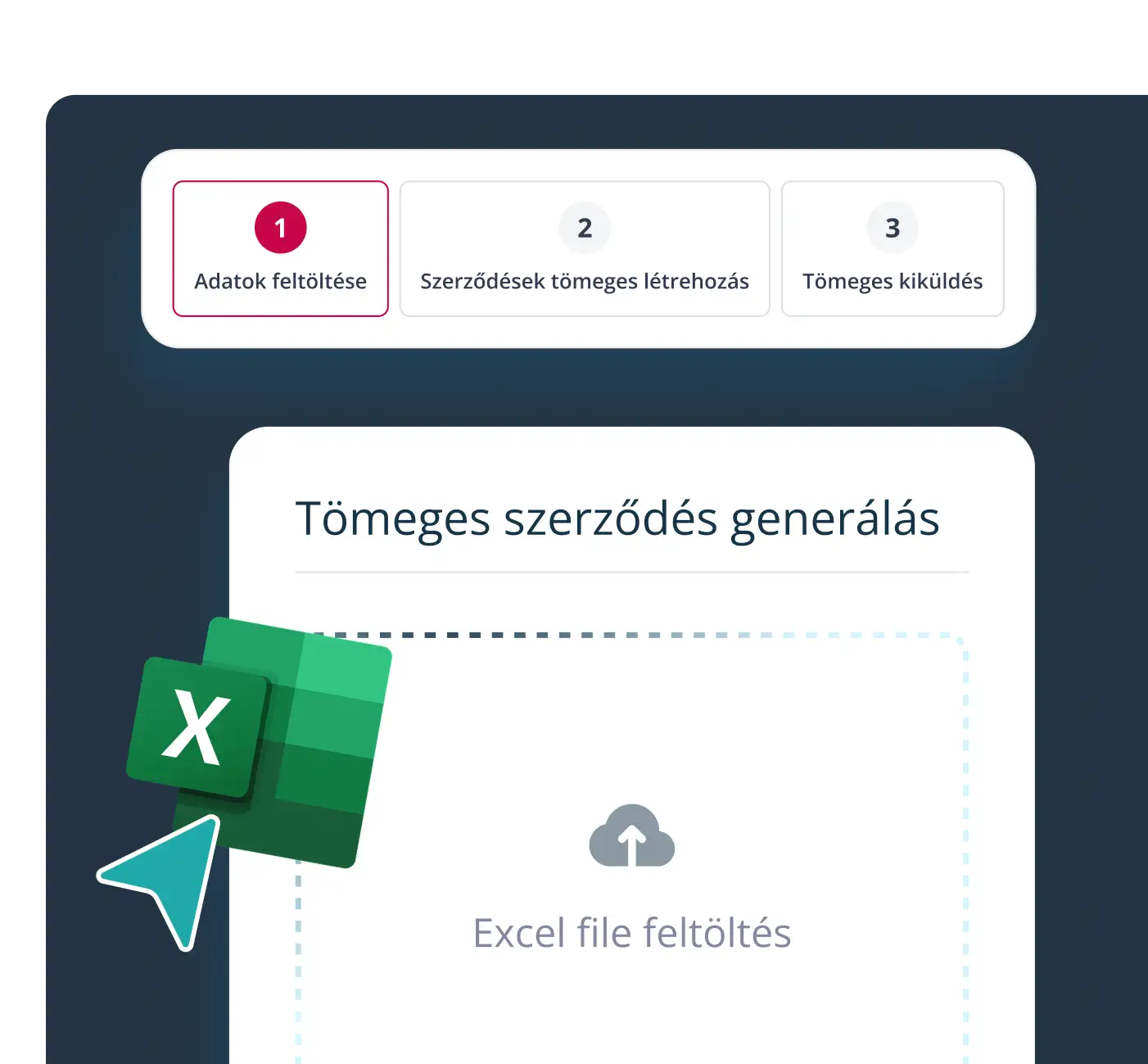 Masinis sutarčių siuntimas vienu paspaudimu